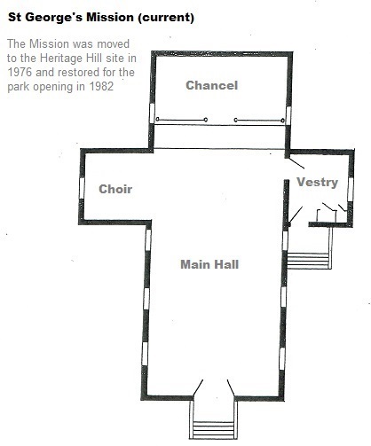 St George's floorplan 1982